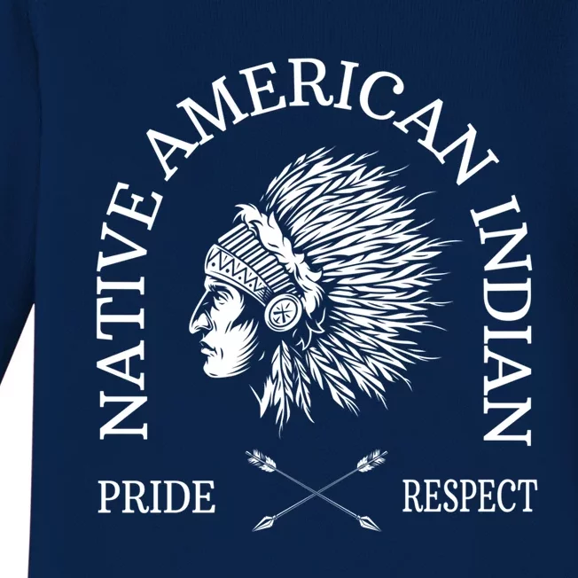 Native American Pride Respect Arrows Meaningful Gift Baby Long Sleeve Bodysuit