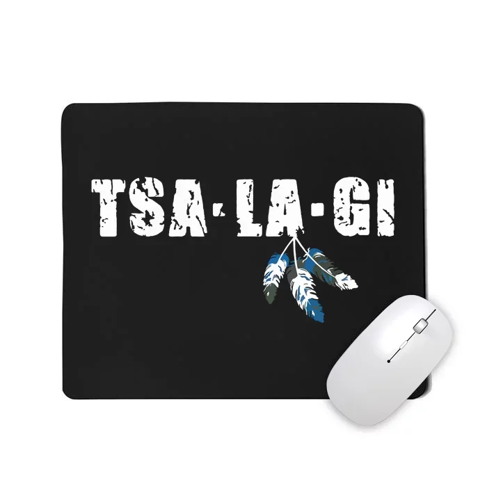 Native American Pride Cherokee Keetoowah Nation Tsi Tsalagi Mousepad