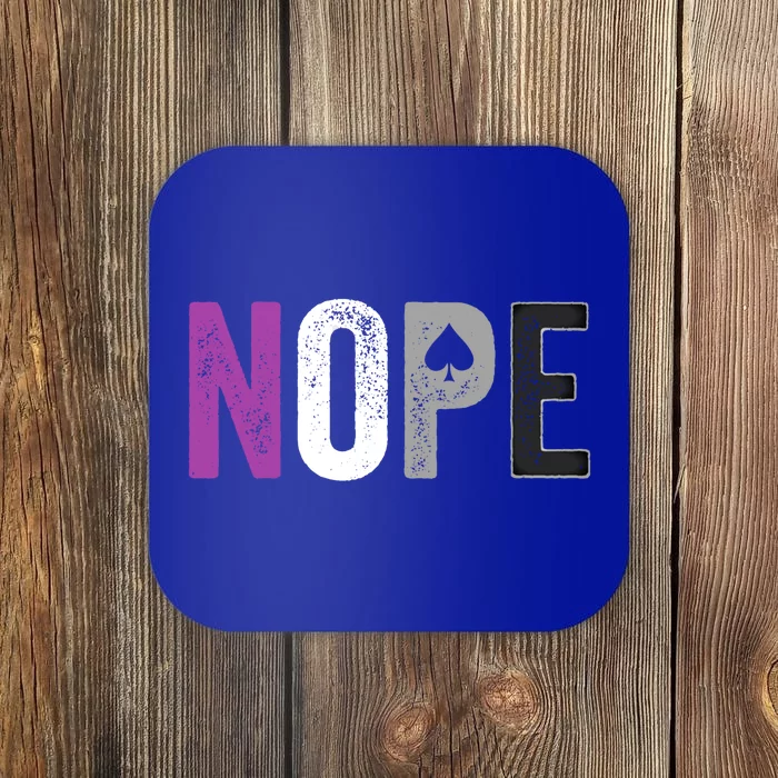 Nope Asexual Pride Meaningful Gift Asexuality Ace Flag Ally Gift Coaster