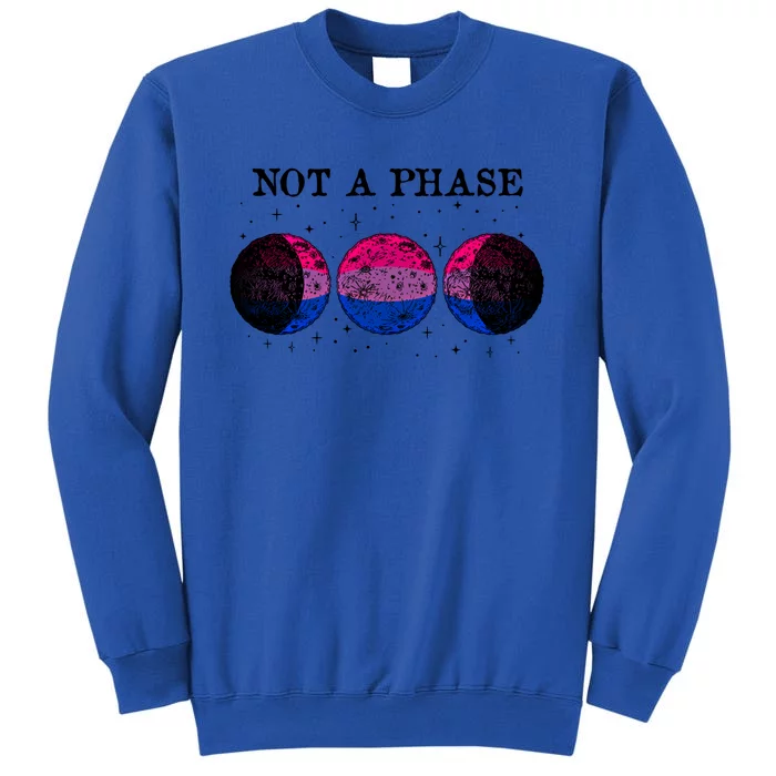 Not A Phase Funny Bisexual Pride Flag Great Gift Sweatshirt