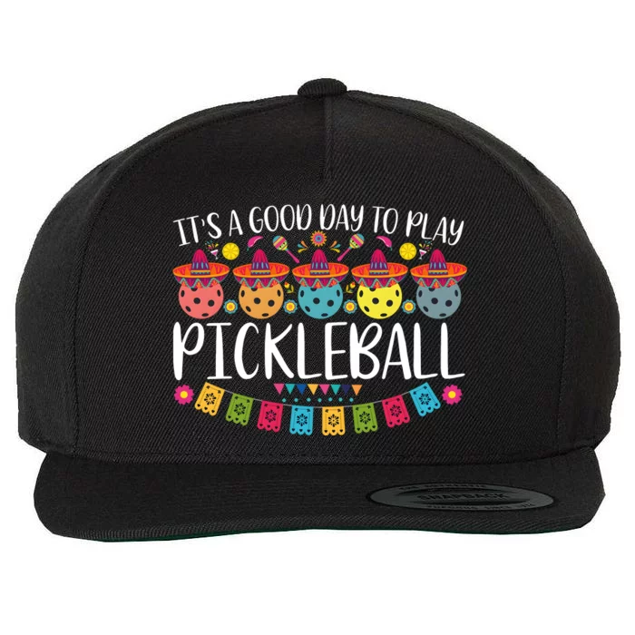 Nacho Average Pickleball Player Wool Snapback Cap