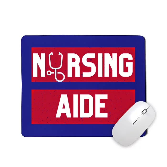 Nursing Aide Profession Job Work Practical Nurse Nursing Aid Gift Mousepad