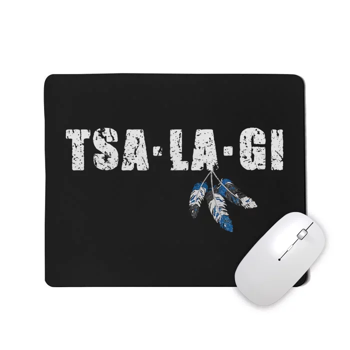 Native American Pride Cherokee Keetoowah Nation Tsi Tsalagi Mousepad