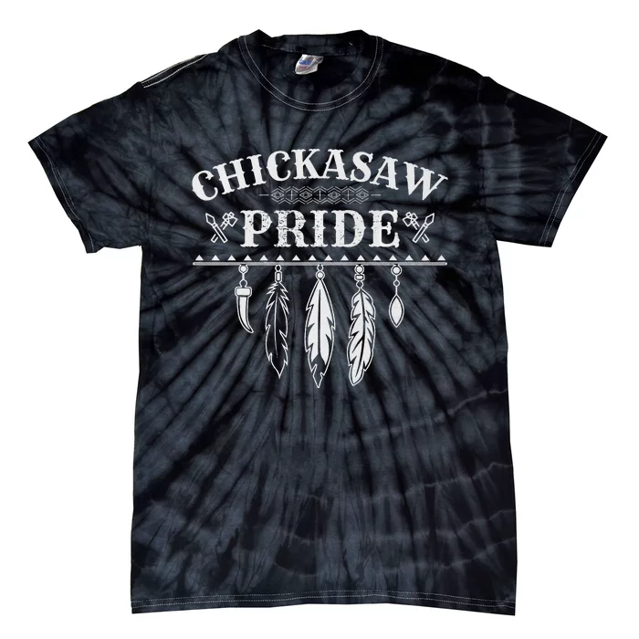 Native American Pride Design for a Proud Chickasaw Premium Tie-Dye T-Shirt