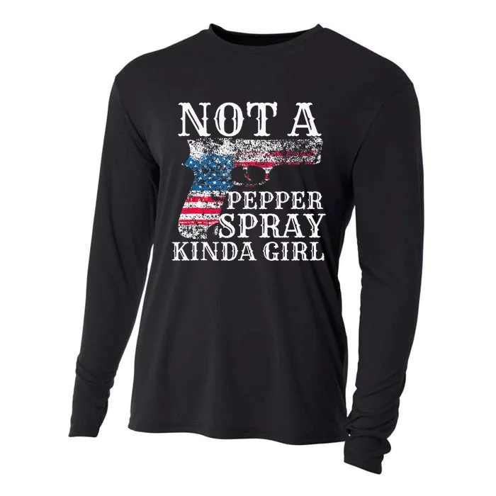 Not A Pepper Spray Kind Of Girl For Concealed Carry Cooling Performance Long Sleeve Crew