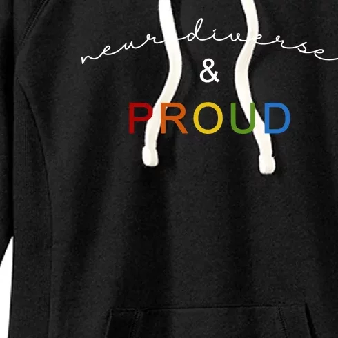 Neurodiverse And Proud Women's Fleece Hoodie