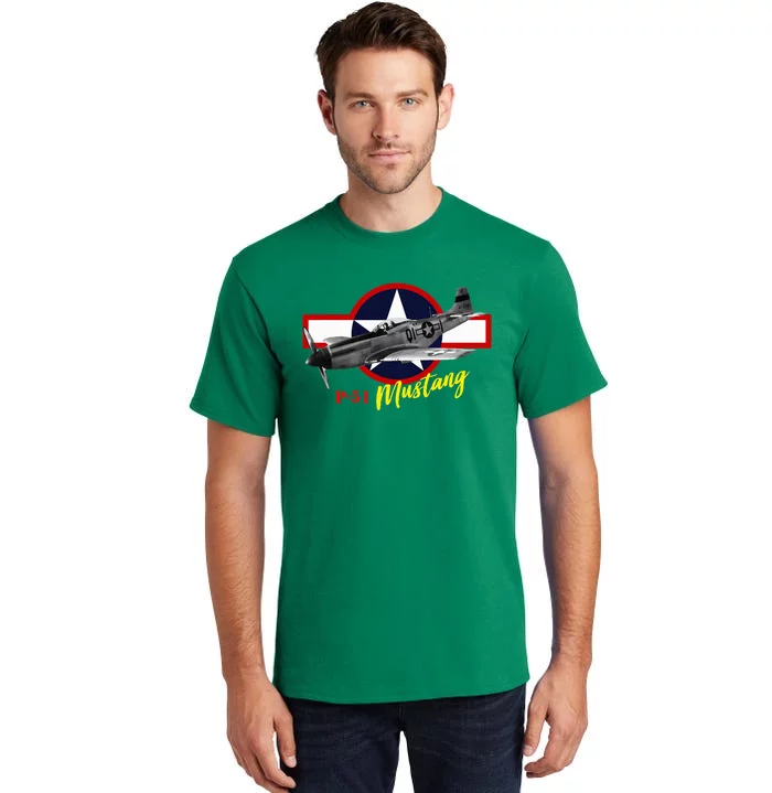 North American P51 Mustang Tall T-Shirt