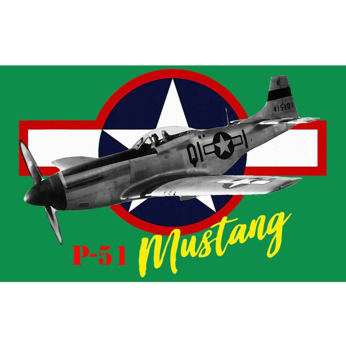 North American P51 Mustang Bumper Sticker