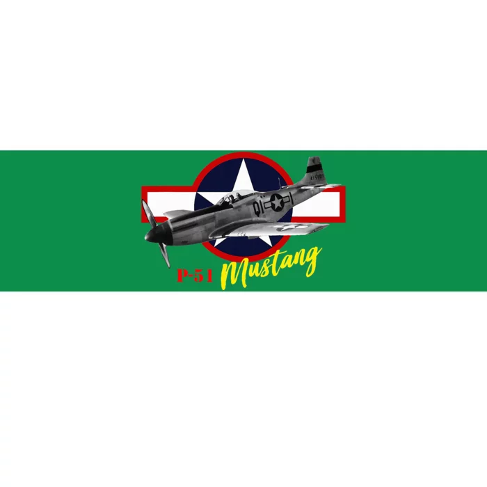 North American P51 Mustang Bumper Sticker