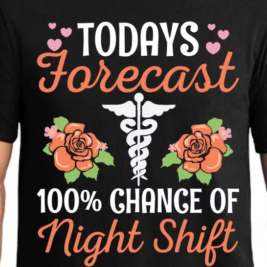 Nursing Appreciation Quote Night Shift Nurse Gift Pajama Set