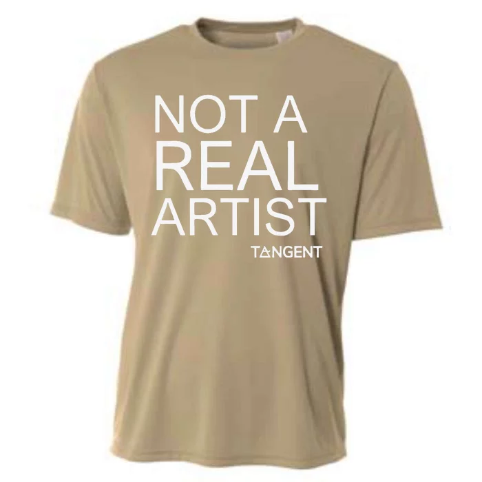 Not A Real Artist Ai Evangelist Cooling Performance Crew T-Shirt