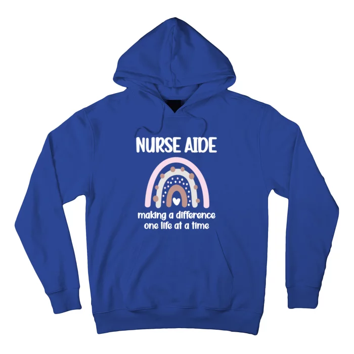 Nurse Aide Rainbow Nurse Aide Week Nursing Assistant Cute Gift Hoodie