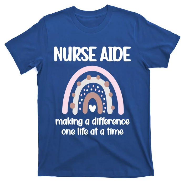 Nurse Aide Rainbow Nurse Aide Week Nursing Assistant Cute Gift T-Shirt