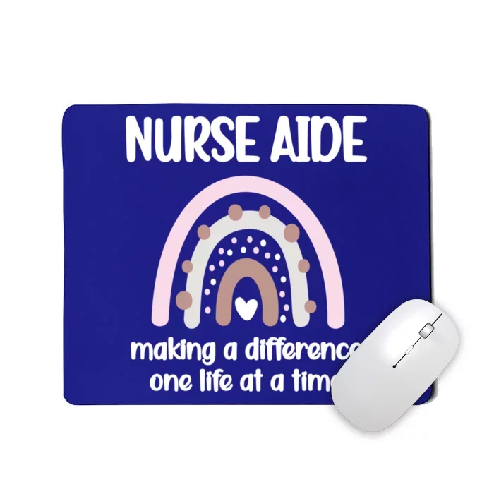 Nurse Aide Rainbow Nurse Aide Week Nursing Assistant Cute Gift Mousepad