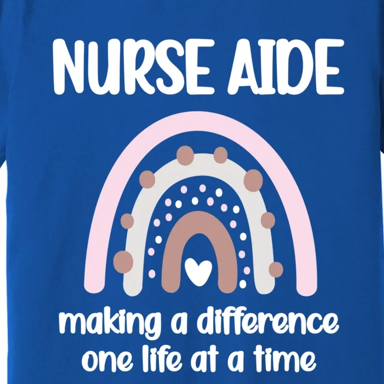 Nurse Aide Rainbow Nurse Aide Week Nursing Assistant Cute Gift Premium T-Shirt