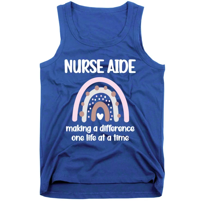 Nurse Aide Rainbow Nurse Aide Week Nursing Assistant Cute Gift Tank Top