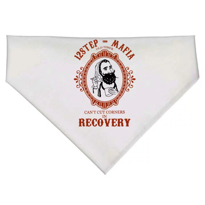 Narcotics Anonymous Shirts 12 Step Mafia Sobriety Aa Na USA-Made Doggie Bandana