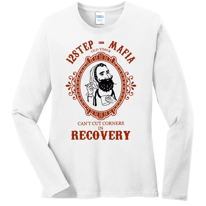 Narcotics Anonymous Shirts 12 Step Mafia Sobriety Aa Na Ladies Long Sleeve Shirt