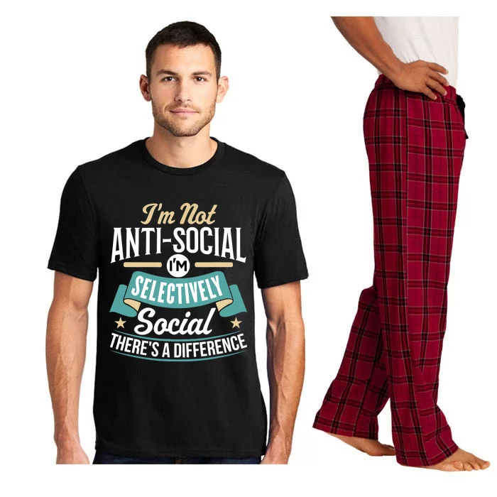 Not Antisocial, Sarcastic Humor, Sarcasm Pajama Set