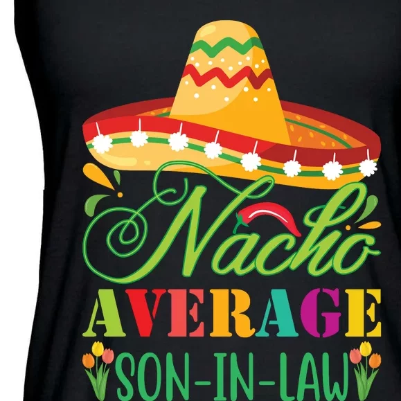 Nacho Average Son In Law Ladies Essential Flowy Tank