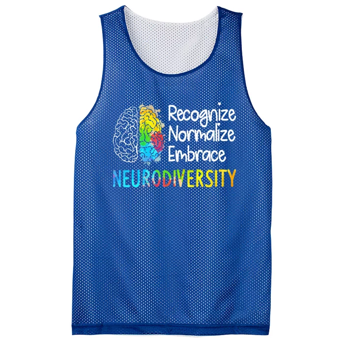 Neurodiversity Autism Spectrum Asd Adhd Brain Mesh Reversible Basketball Jersey Tank