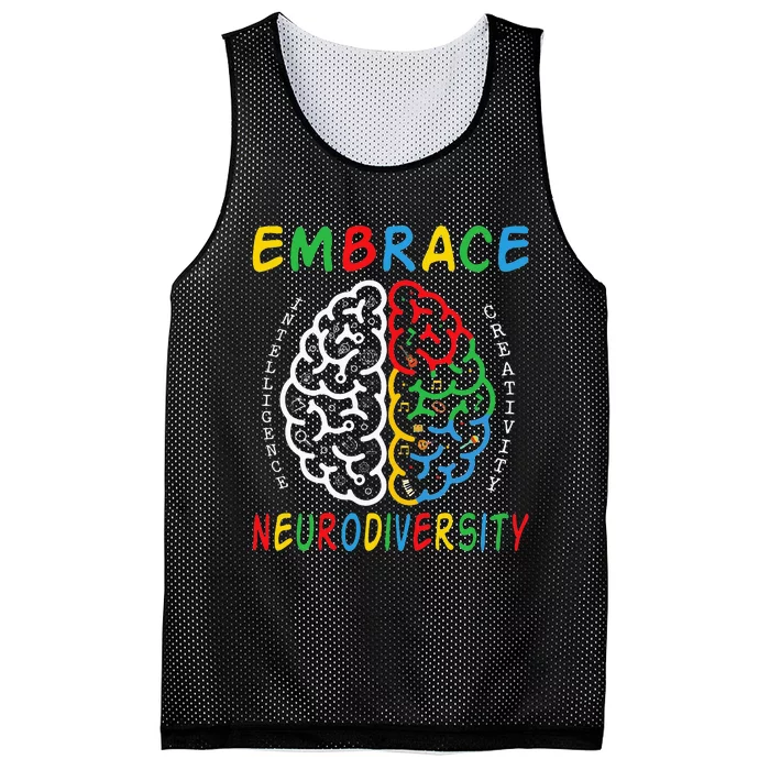 Neurodiversity Autism Spectrum ASD ADHD Mesh Reversible Basketball Jersey Tank