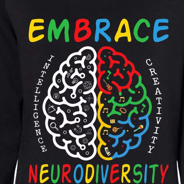 Neurodiversity Autism Spectrum ASD ADHD Womens California Wash Sweatshirt