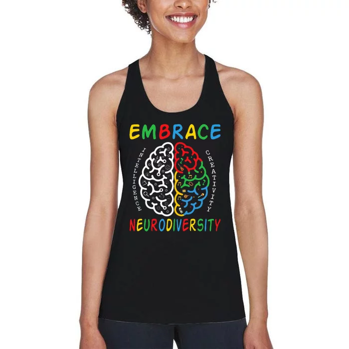 Neurodiversity Autism Spectrum ASD ADHD Women's Racerback Tank