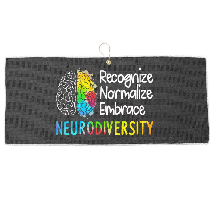 Neurodiversity Autism Spectrum Asd Adhd Large Microfiber Waffle Golf Towel