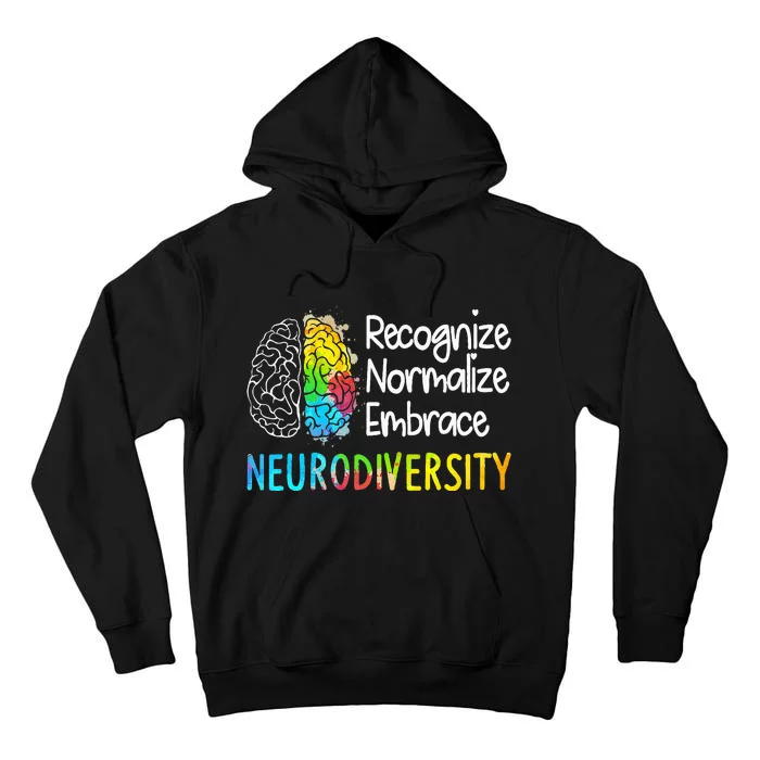 Neurodiversity Autism Spectrum Asd Adhd Tall Hoodie