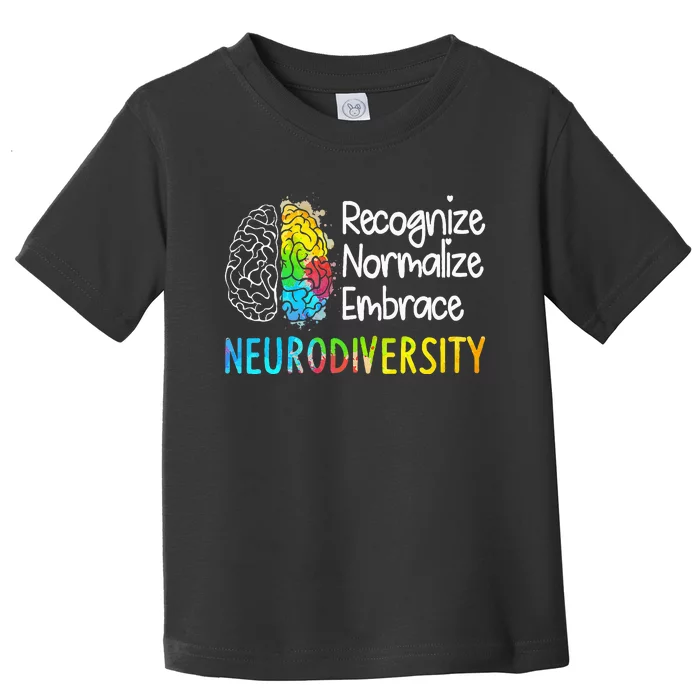 Neurodiversity Autism Spectrum Asd Adhd Toddler T-Shirt