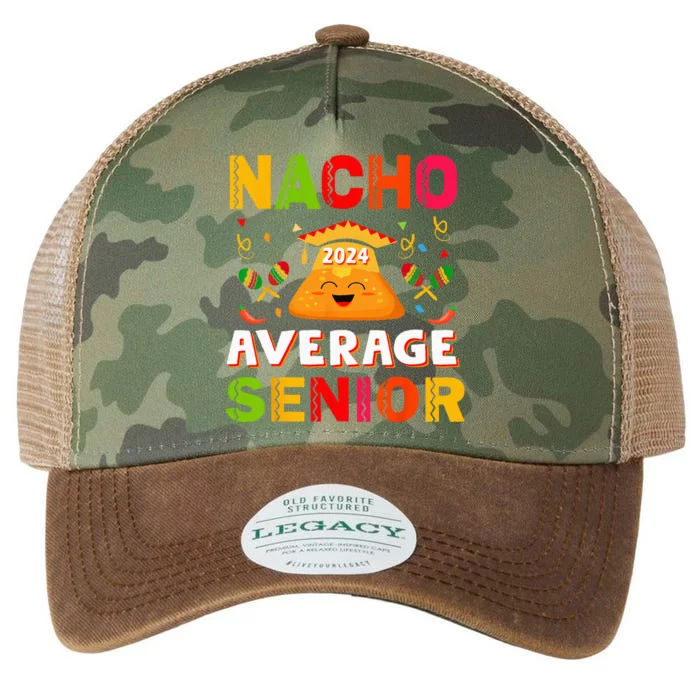 Nacho Average Senior Class Of 2024 Mexican Seniors School Legacy Tie Dye Trucker Hat