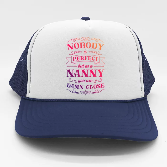 Nanny Aupair Sitter Gift Trucker Hat