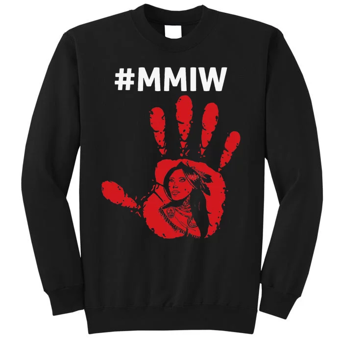 Native America Stolen Sisters Awareness Merch MMIW Tall Sweatshirt