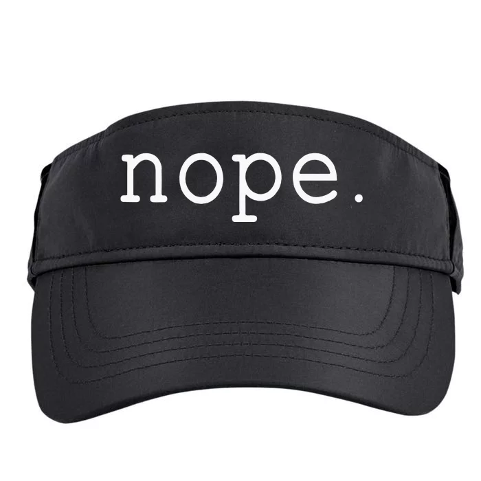 Nope. A Simple Negative Is All You Need. Adult Drive Performance Visor