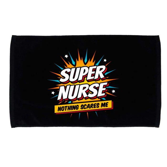 Nurse Appreciation Super Nurse Hero Superhero Nurse Gift Microfiber Hand Towel