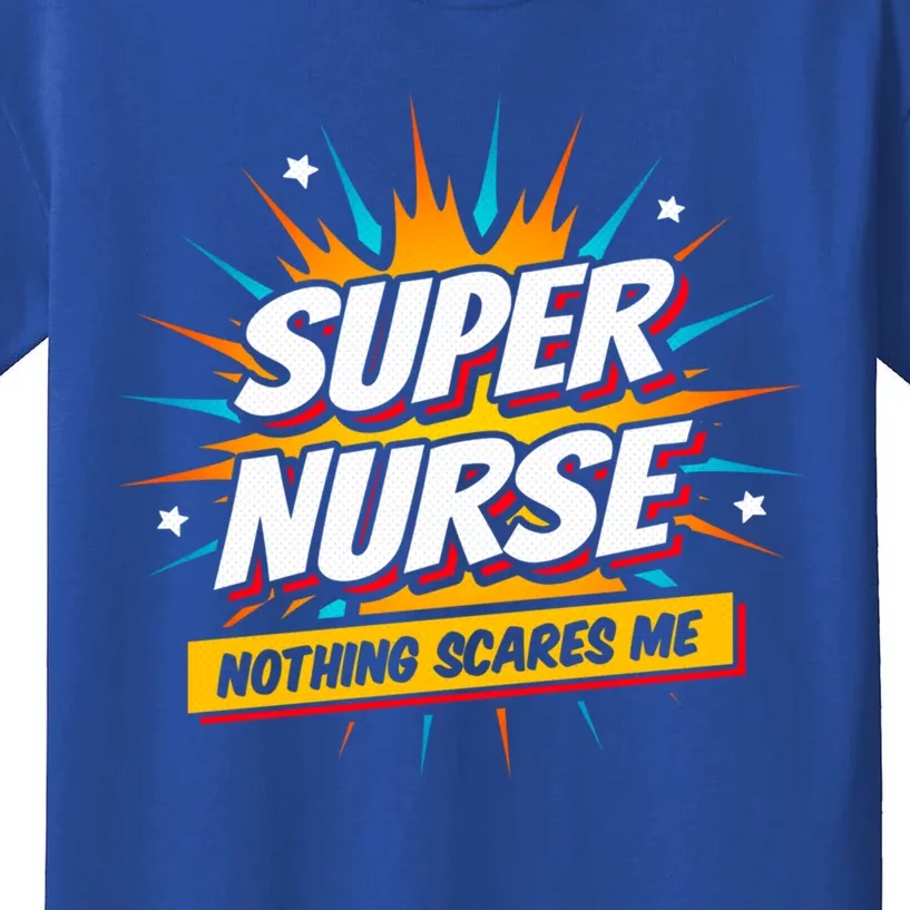 Nurse Appreciation Super Nurse Hero Superhero Nurse Gift Kids T-Shirt