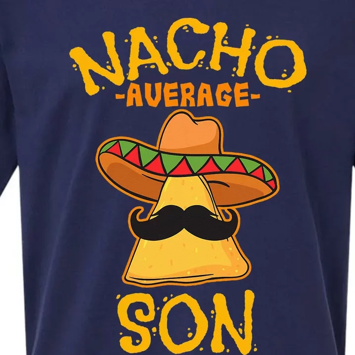 Nacho Average Son Mexican Dish Male Child Cinco De Mayo Gift Sueded Cloud Jersey T-Shirt