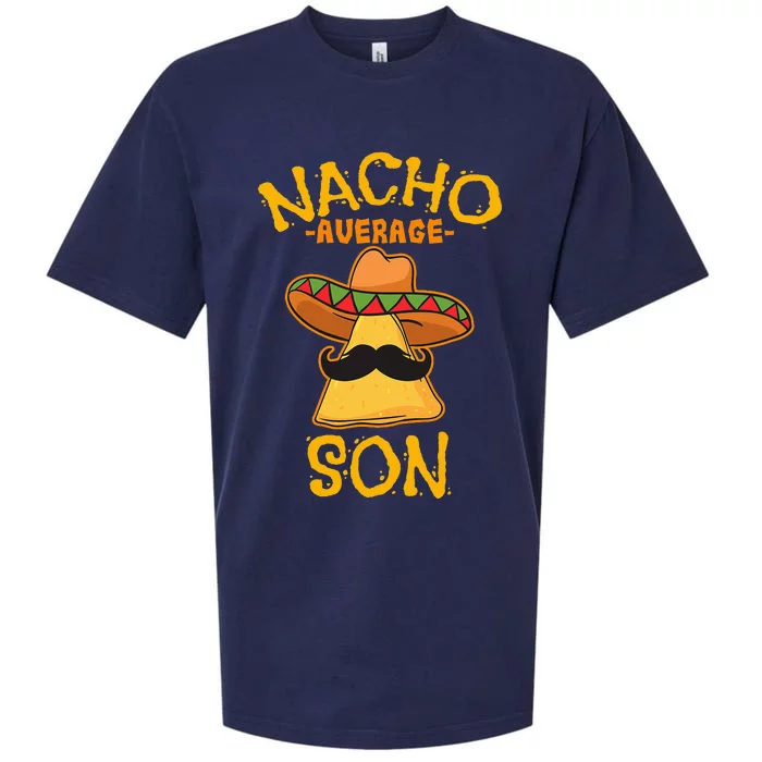 Nacho Average Son Mexican Dish Male Child Cinco De Mayo Gift Sueded Cloud Jersey T-Shirt