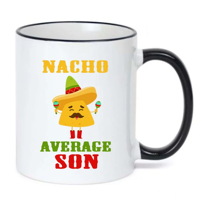 Nacho Average Son Funny Cinco De Mayo Tortilla Chips Guac Black Color Changing Mug