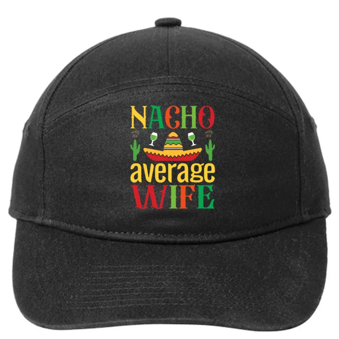 Nacho Average Spouse 7-Panel Snapback Hat