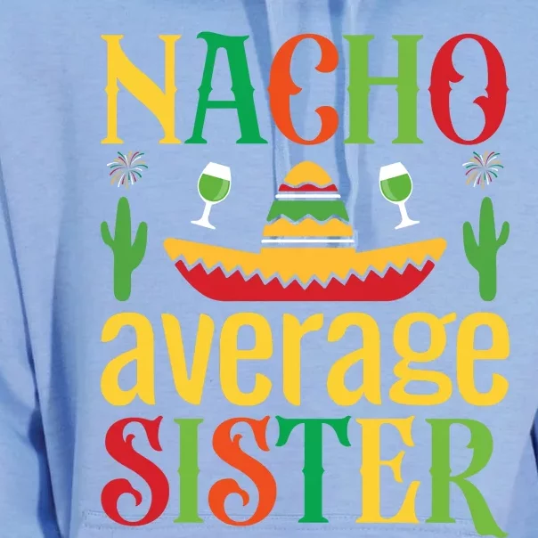 Nacho Average Sister Unisex Surf Hoodie