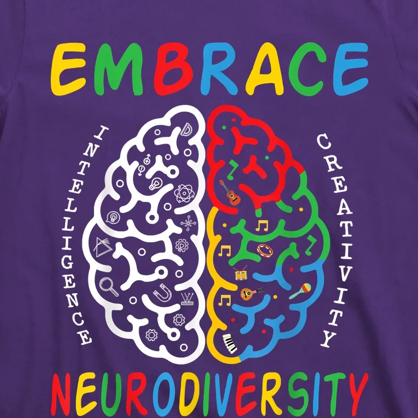 Neurodiversity Autism Spectrum ASD ADHD Women Men T-Shirt