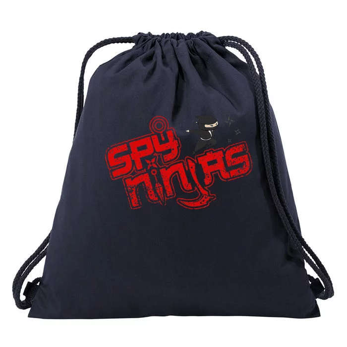 Ninja And Spy Birthday Ninja Drawstring Bag