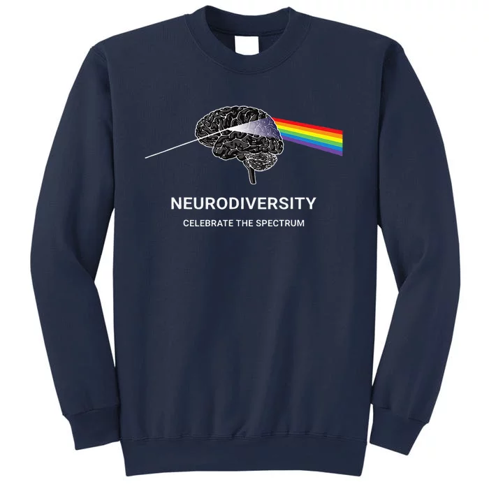 Neurodiversity Autism Spectrum ASD ADHD Rainbow Brain Sweatshirt