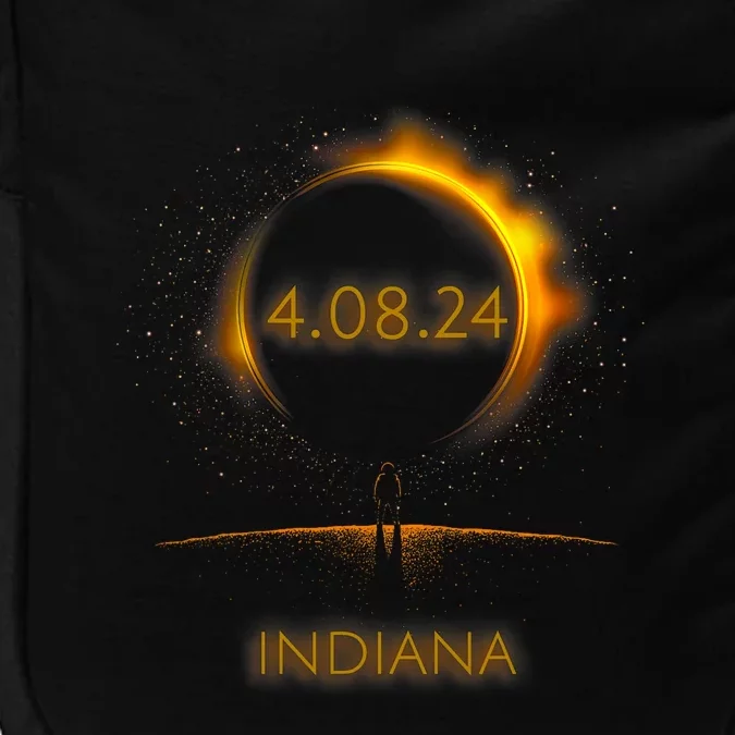 North America Solar Eclipse 4.08.24 Indiana Souvenir Impact Tech Backpack