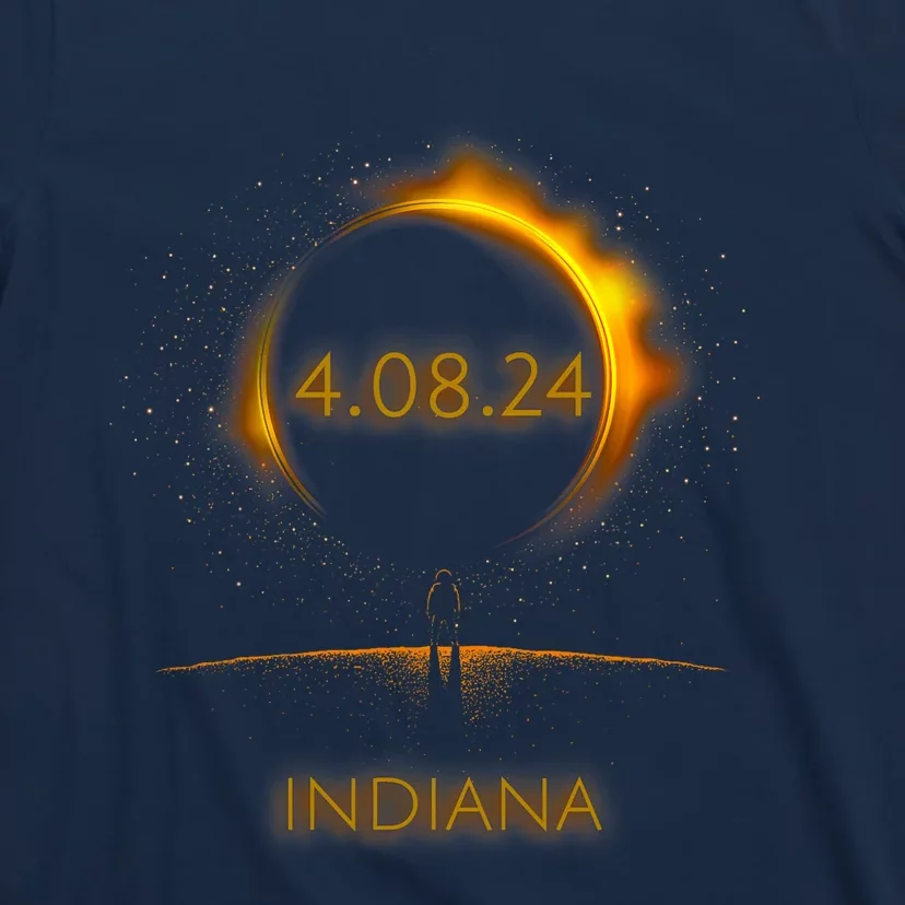 North America Solar Eclipse 4.08.24 Indiana Souvenir T-Shirt