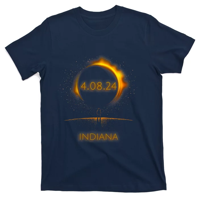 North America Solar Eclipse 4.08.24 Indiana Souvenir T-Shirt