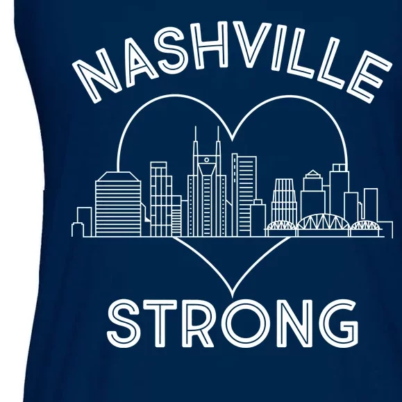 Nashville Strong Support Ladies Essential Flowy Tank