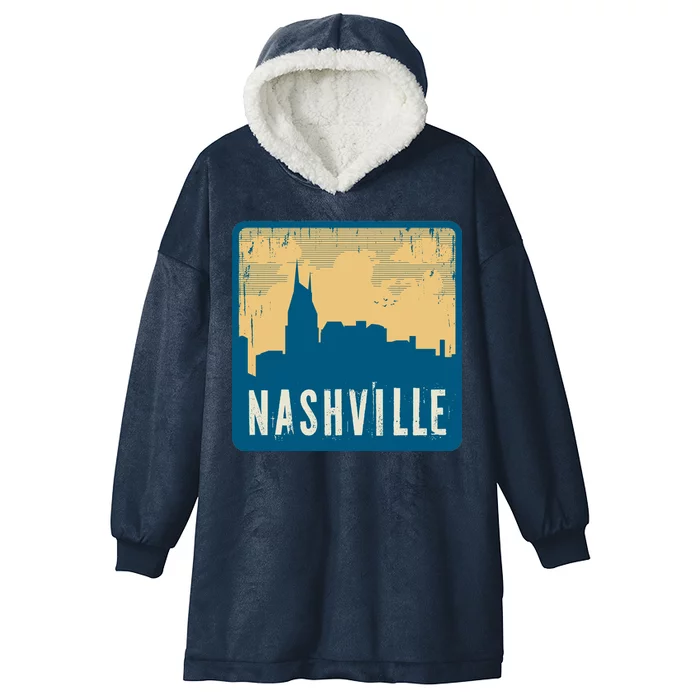 Nashville Vintage Hooded Wearable Blanket